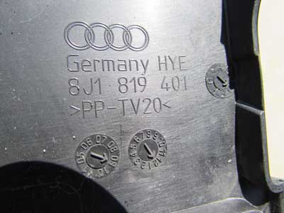 Audi TT Mk2 8J OEM Windshield Wiper Cowl Cover Trim Panel 8J1819401 2008 2009 2010 2011 2012 2013 2014 20156
